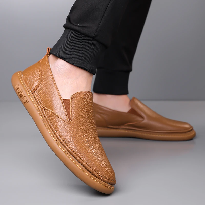 

Men's casual shoes Comfortable high-quality minimalist style Walking or leisure tourism genuine leather New hot selling