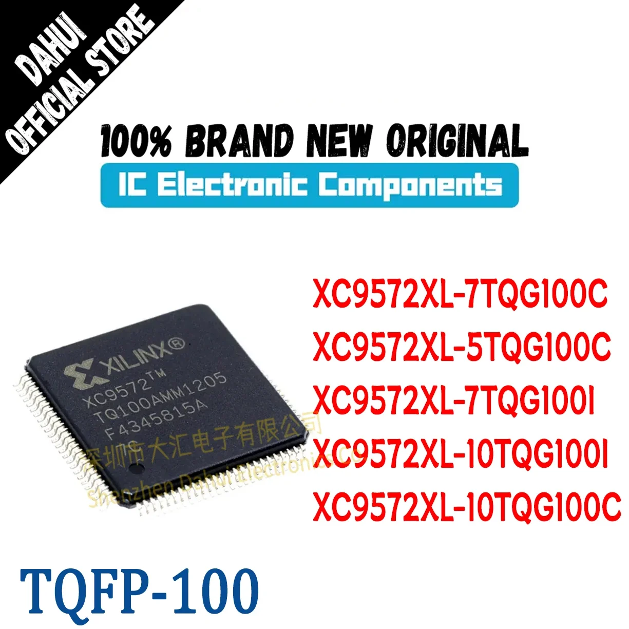 

XC9572XL XC9572 XC9572XL-5TQG100C XC9572XL-7TQG100C XC9572XL-7TQG100I XC9572XL-10TQG100C XC9572XL-10TQG100I IC Chipset TQFP-100