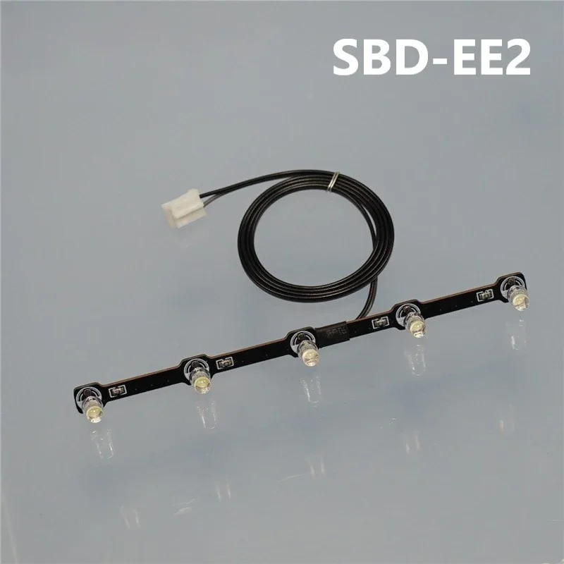 Foco inferior LED para techo, tablero de luz PCB para camión Tamiya RC 1/14, remolque volquete Benz Actros 3363 56348, piezas de bricolaje para coche