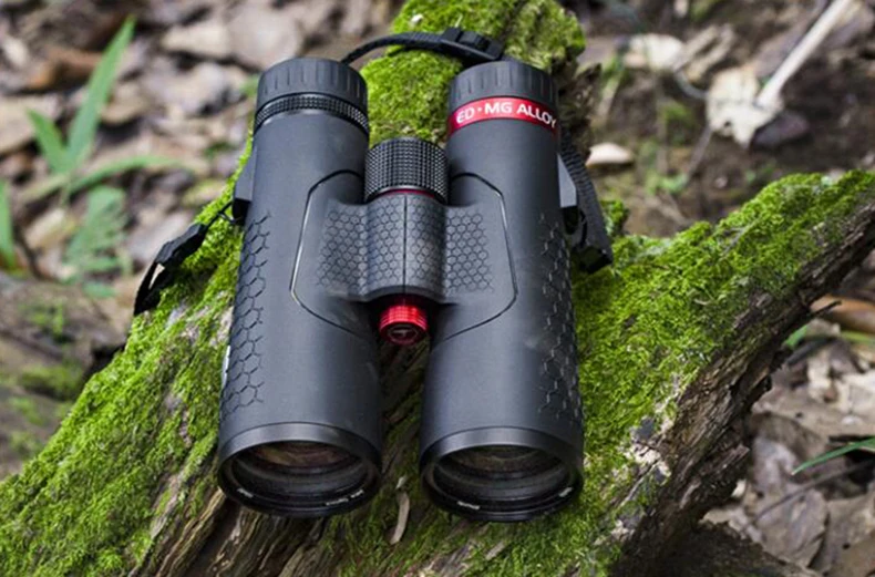 Shuntu Leistungsstarkes 10x50/12X50 ED-Objektiv-Fernglas IPX7 wasserdichtes Bak4-Prisma-Langstrecken-Außenteleskop für Camping, Jagd, Sport – Detail 9