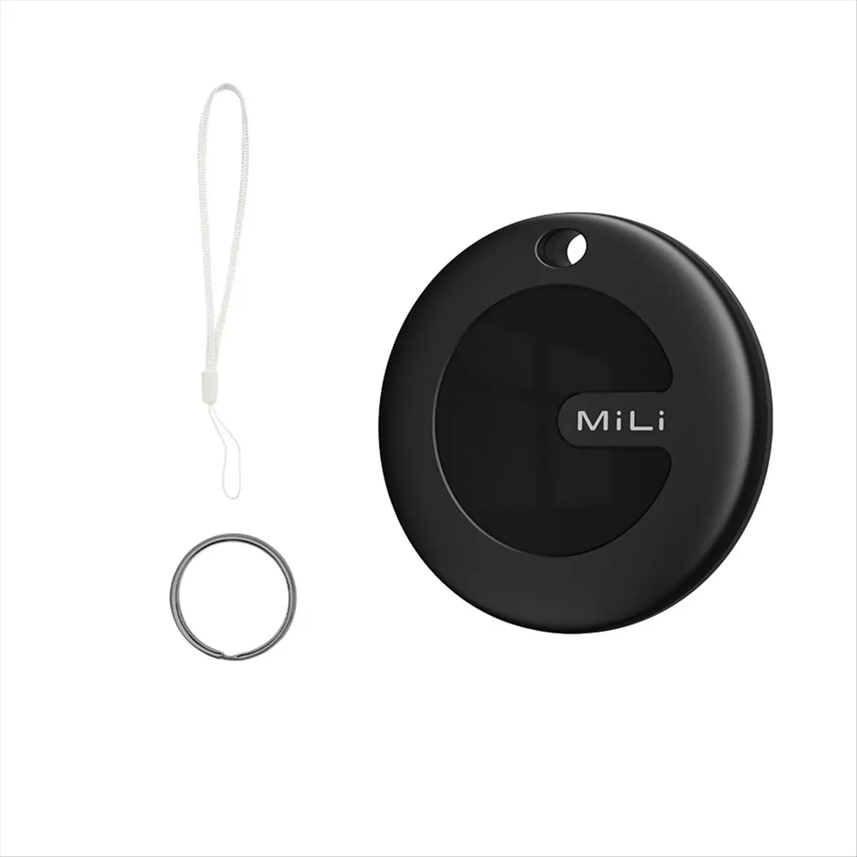 ABAN  Smart Tracker Mitag Bluetooth Locator Anti-Lost Device Mobile Keys Pet Elderly Kids Finder for Android Find My Black