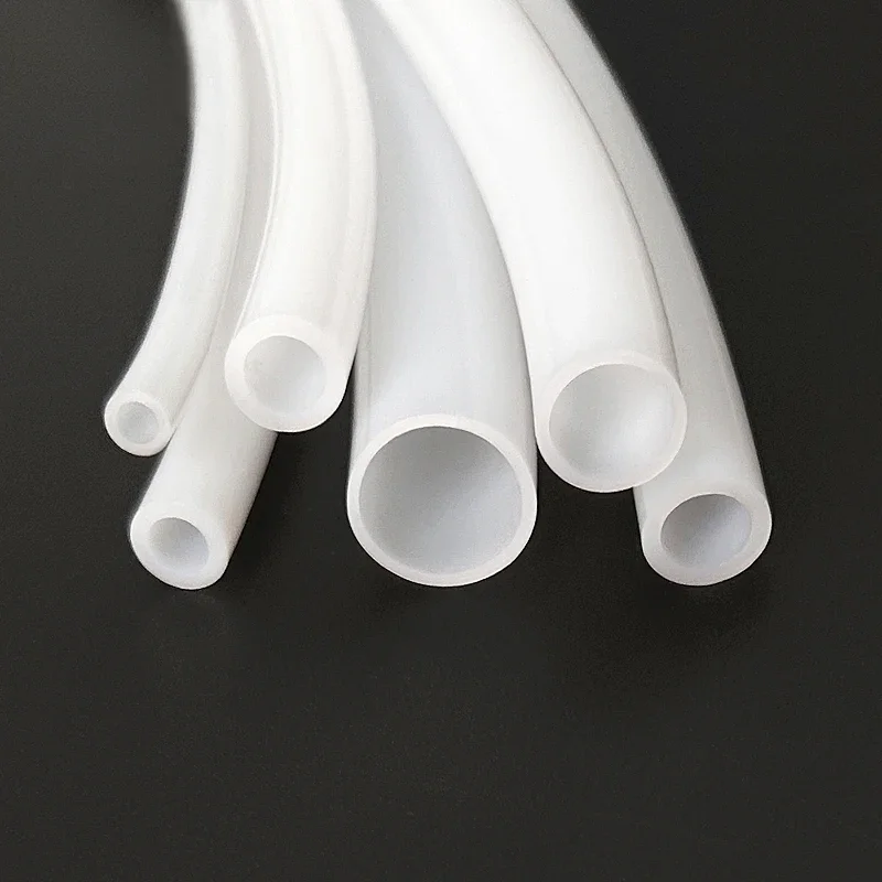 معرف أنبوب PTFE الأبيض 1 مم ~ 14 مم - مقاوم للأحماض والقلويات العالية - الضغط 600 فولت معزول أنبوب صلب مقاوم لدرجة الحرارة والتآكل #4