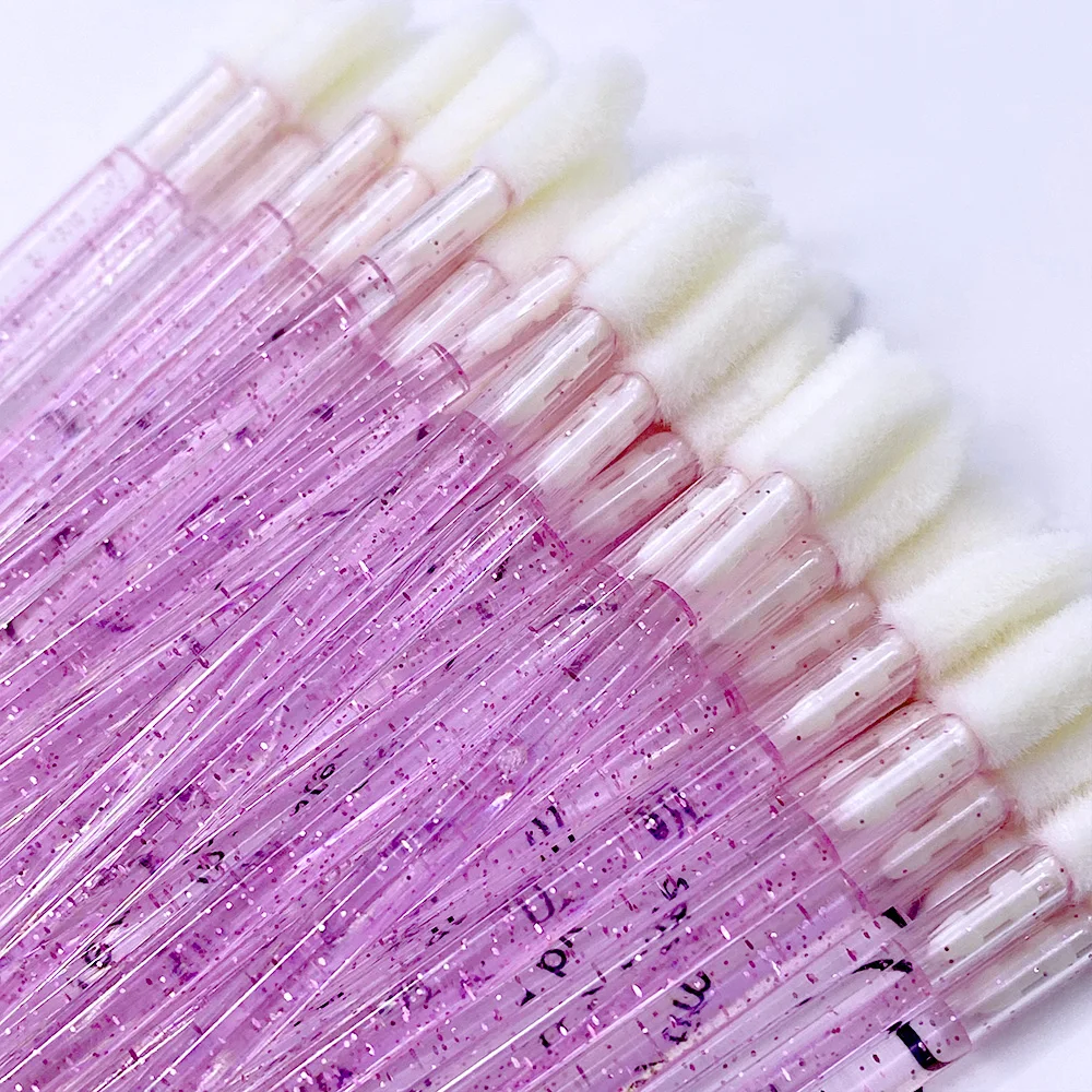 500 قطعة فرش الشفاه القابل للتصرف فرشاة للمكياج الرموش تمديد ملمع الشفاه قضيب أحمر الشفاه الصولجانات مجموعة مستحضرات التجميل