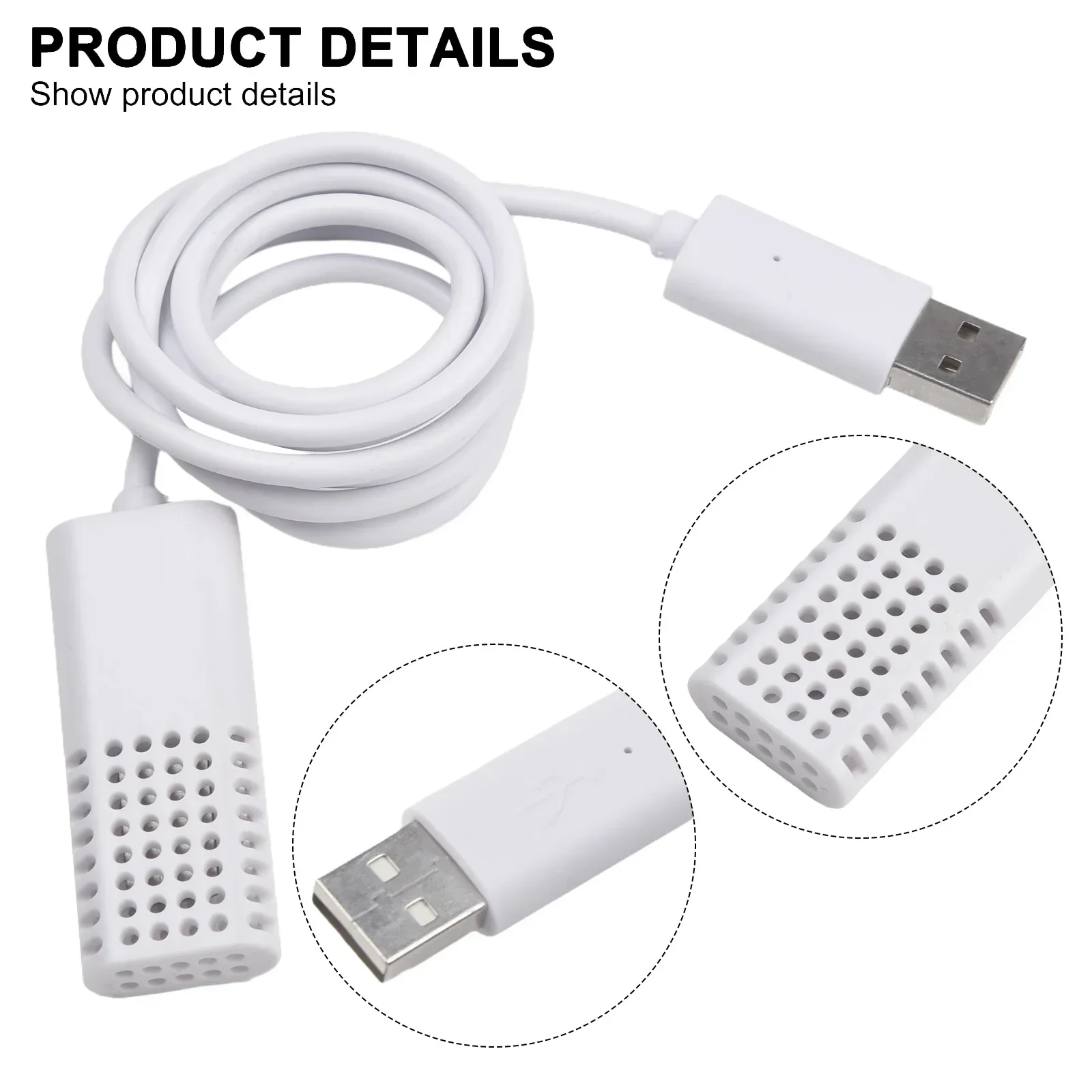 New Practical Indicator Light Generator USB 5V Power Supply White 16*8cm ABS Convenient Easy To Use Multi-Purpose