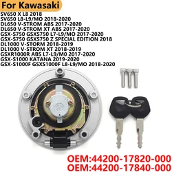 Motorcycle Fuel Gas Cap With Cover Key Tank For SV650 L8-L9/MO DL650 V-STROM GSXS750 DL1000 GSXR1000R ABS GSX-S1000 GSXS1000F