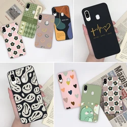 For Samsung A30 A30S Phone Case Trendy Pattern Soft Matte Silicone Back Cover For Samsung Galaxy A30 S A 30 Funda Shell Coque