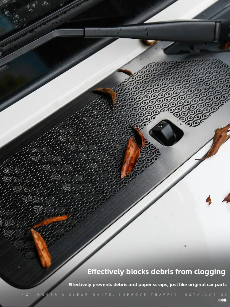 For BJ BAIC 212 T01 2025 2026 Car Front Hood Air Intake Protection Cover Air Conditioning Air Intake Filter Anti Blocking Mesh detail image 3