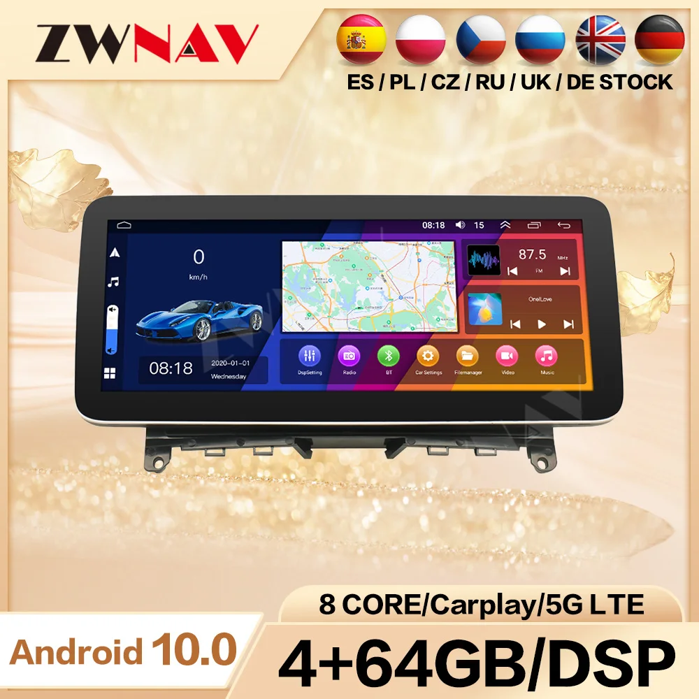 

Автомагнитола для Benz W204 2007 2008 20009 2010 Android 2 Din Carplay автомобильный экран Мультимедиа Авто GPS аудио стерео головное устройство