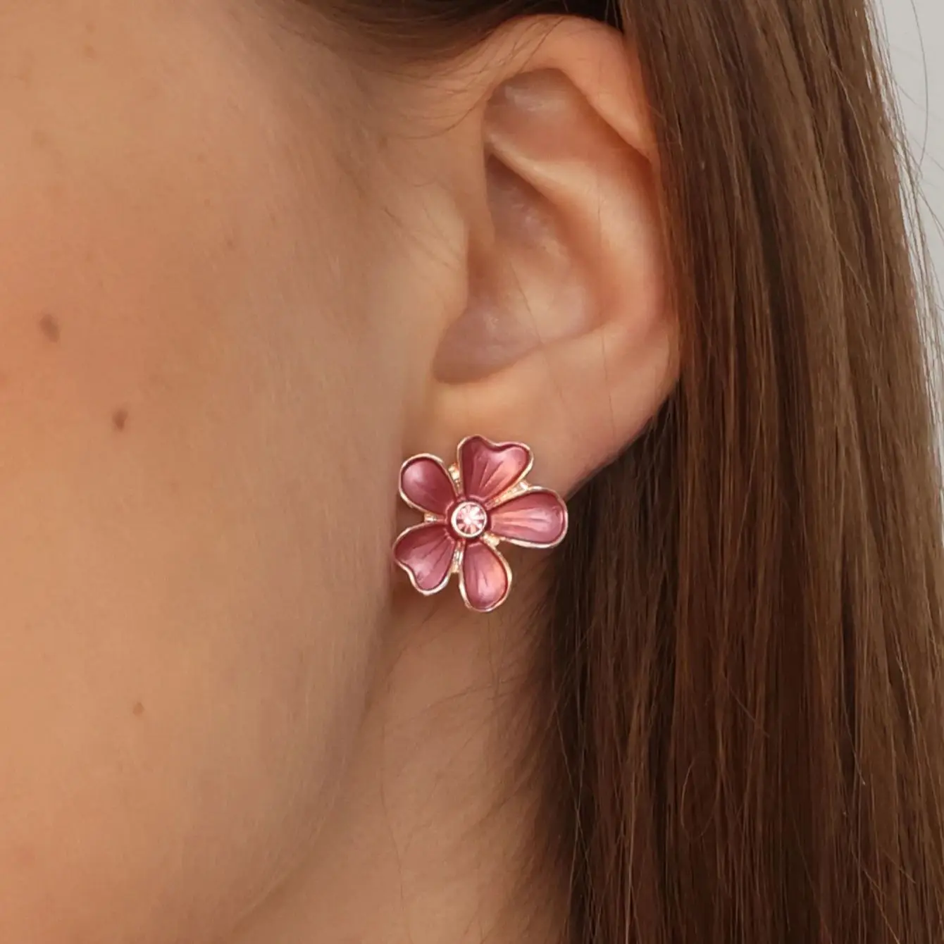 Cring Coco Trendy Necklace Earrings Sets Fashion Flower shape Zinc Alloy Necklaces Earring Set Ladies Fashion Jewelry 2023
