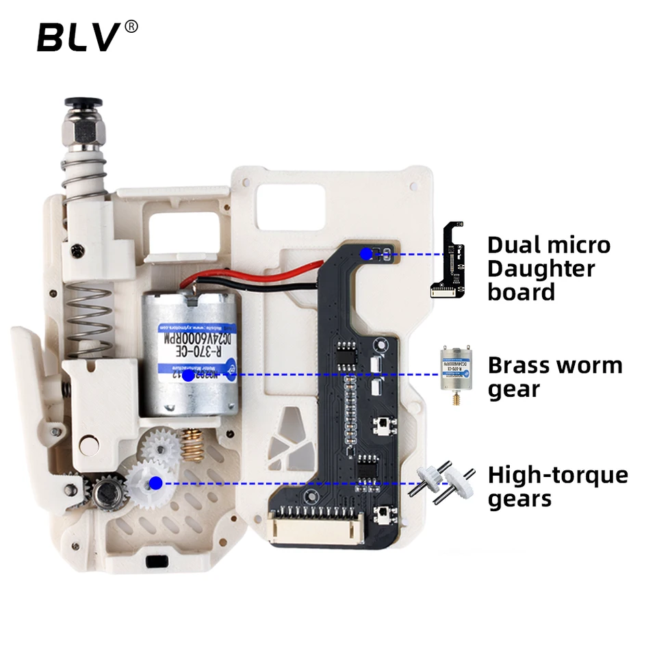 AMS BMCU 370C DM (Dual Microswitch版) BLV BMCU 370C DM 370C Dual micro switch High torque version