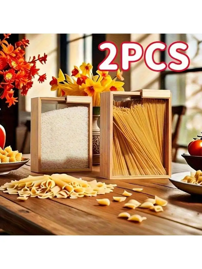 

2-Piece Storage Boxes - Durable Multipurpose Organizers for Bathroom, Kitchen, Desk & Vanity