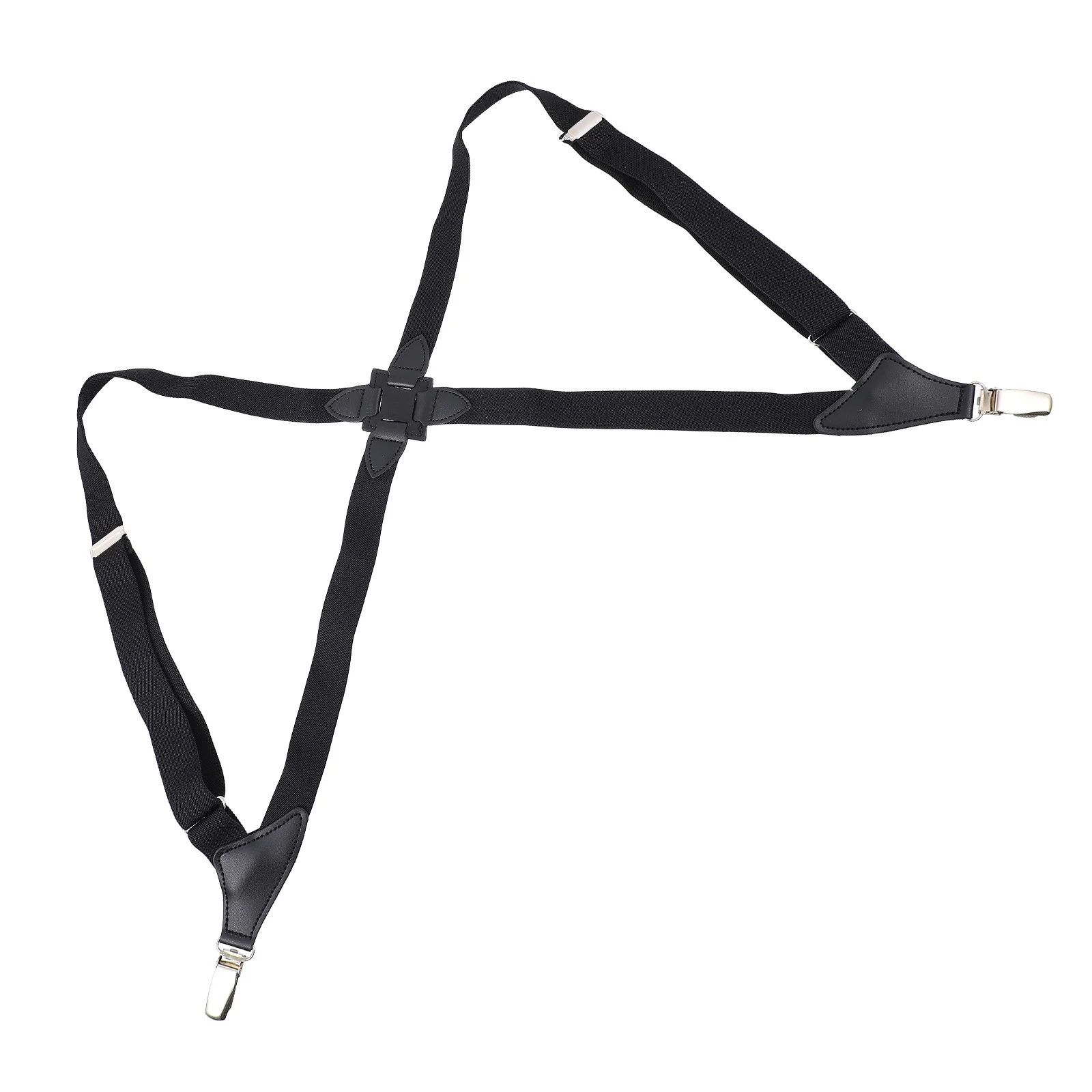

1pc Adjustable Elastic Suspender Clip-On Trouser Strap Durable Unisex Men Women Fashion Brace Comfortable Daily Party Use