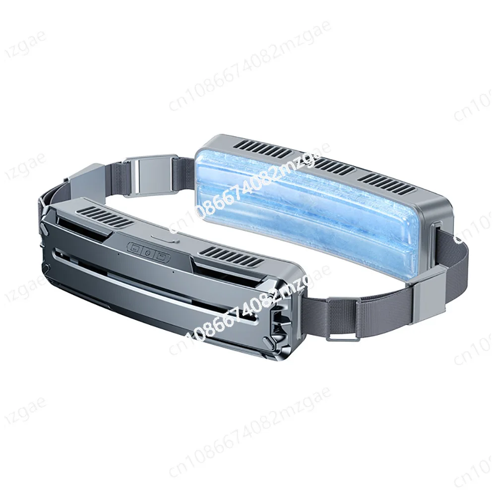 

Ice belt fan Outdoor sports portable cooling small fan