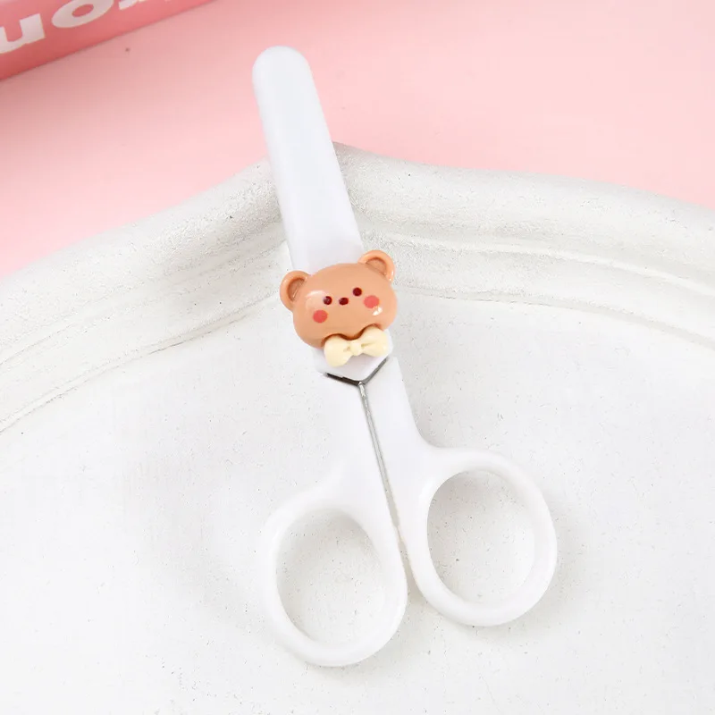 1PC Schaar Kids Kinderen Veiligheid Studenten Schaar Kleuterschool Kantoor Schaar Briefpapier DIY Gesneden Papier Handgemaakte Scrapbooking