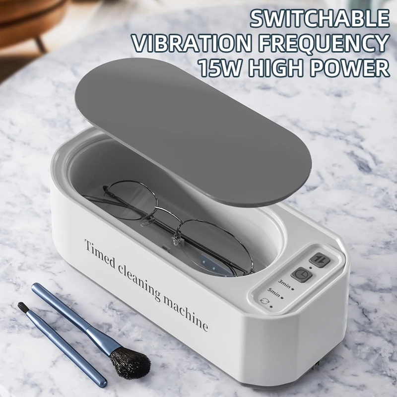 Super Clean 250mAh Ultrasonic Glasses Cleaning Machine Ultrasound Timed Jewelry High Frequency Ultrasonic Cleaner Bath NEW 2026