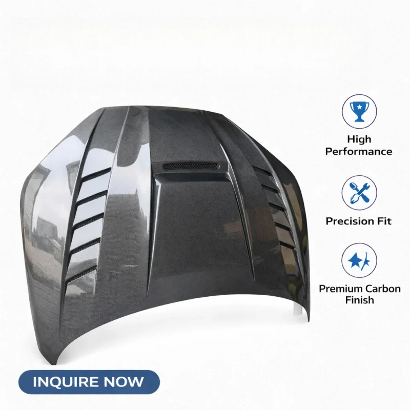 

High-Quality Carbon Fiber Front Bonnet, OEM-Style Hood A5/S5 B9 2017-2020