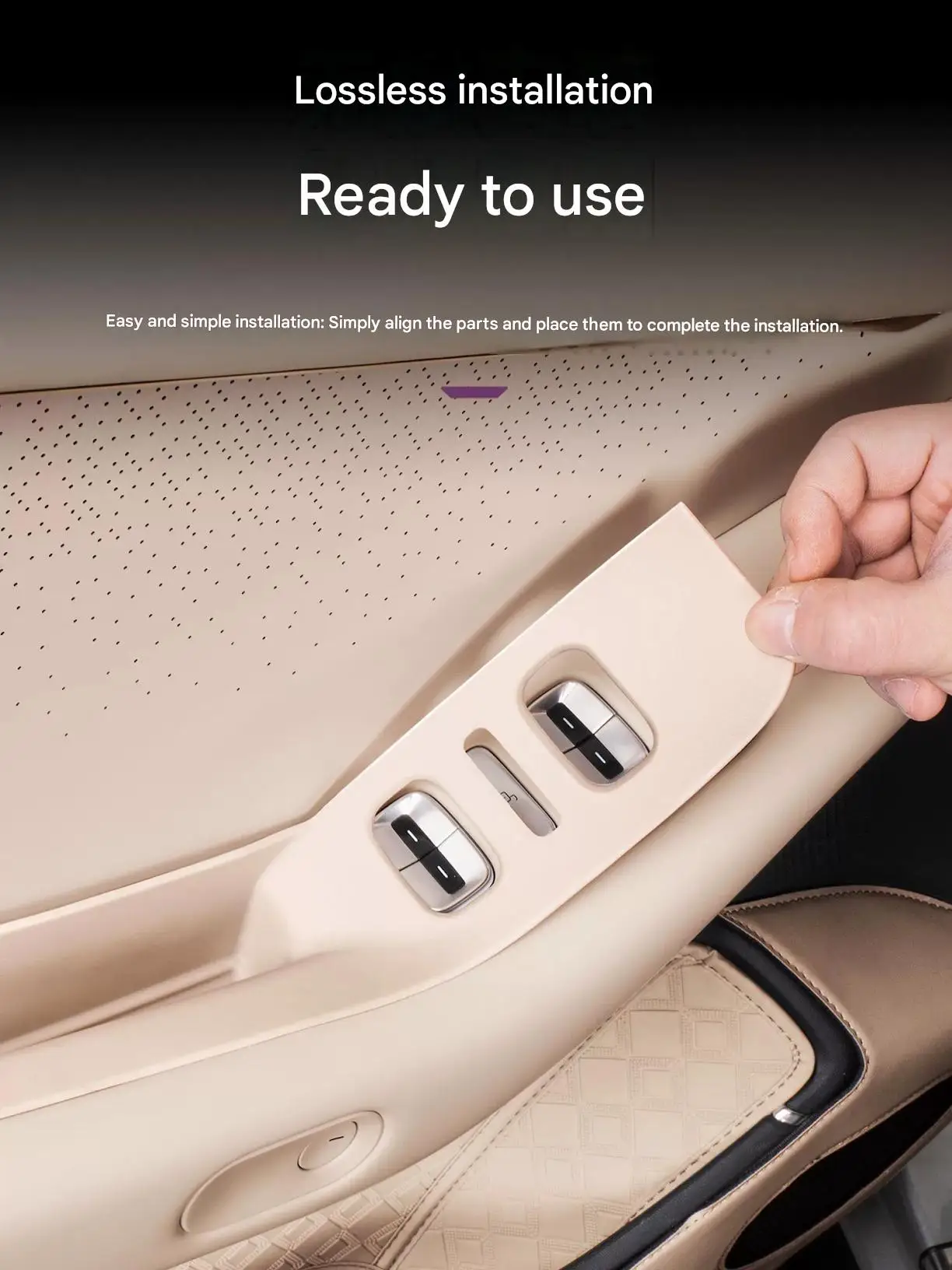 [Fast Shipping] XPENG P7+ Car Door Handle Protector Cover 6