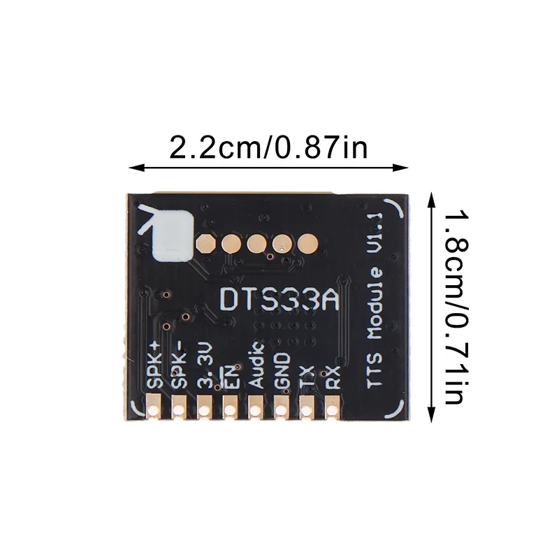 DTS33A Speech Synthesis Module Convert Text To Speech TTS Module Providing Voice Broadcast Human Pronunciation