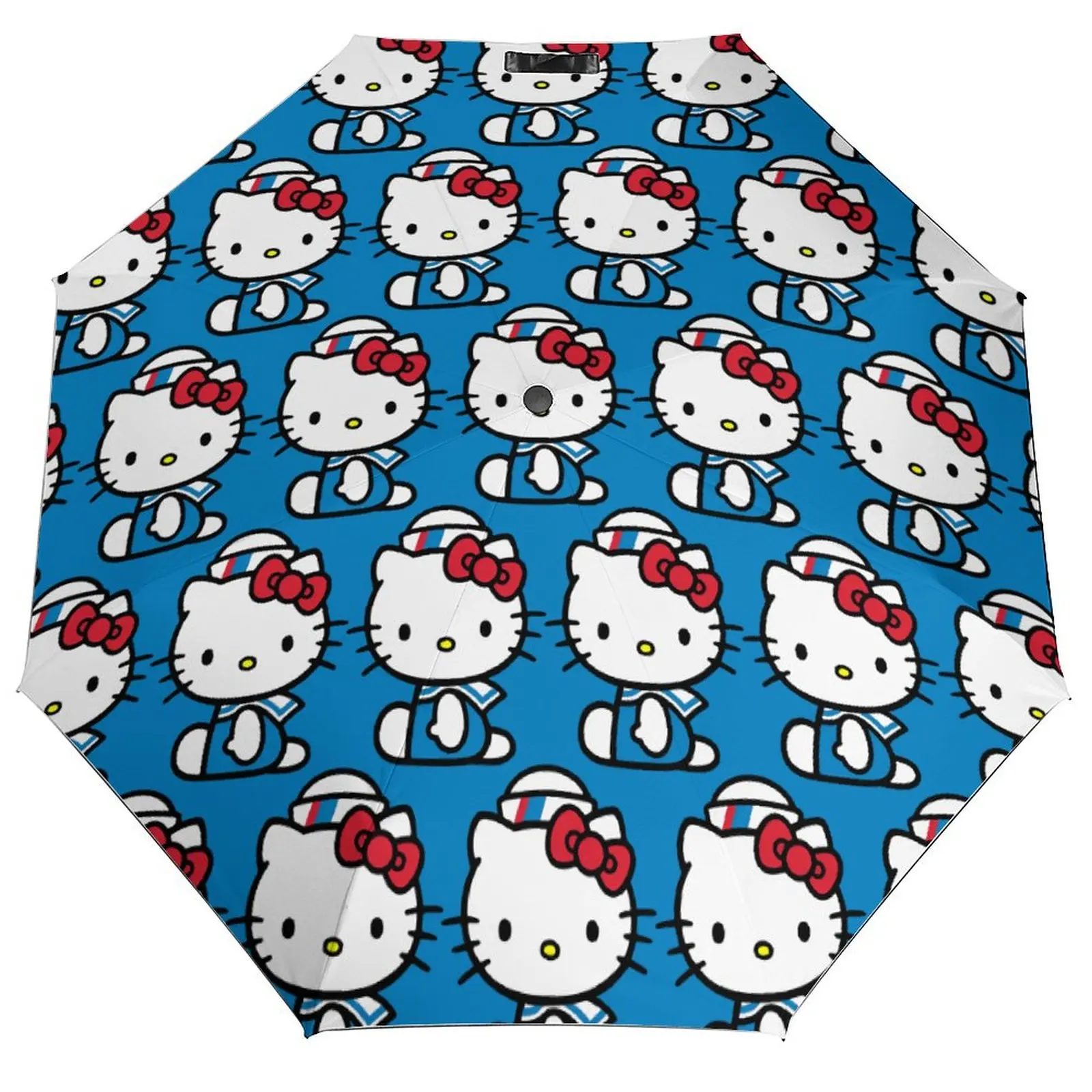 

Зонт Hello Kitty с мультяшным котом Kawaii, автоматический зонт от солнца для мужчин и женщин, оптовая продажа, портативный зонт для гольфа