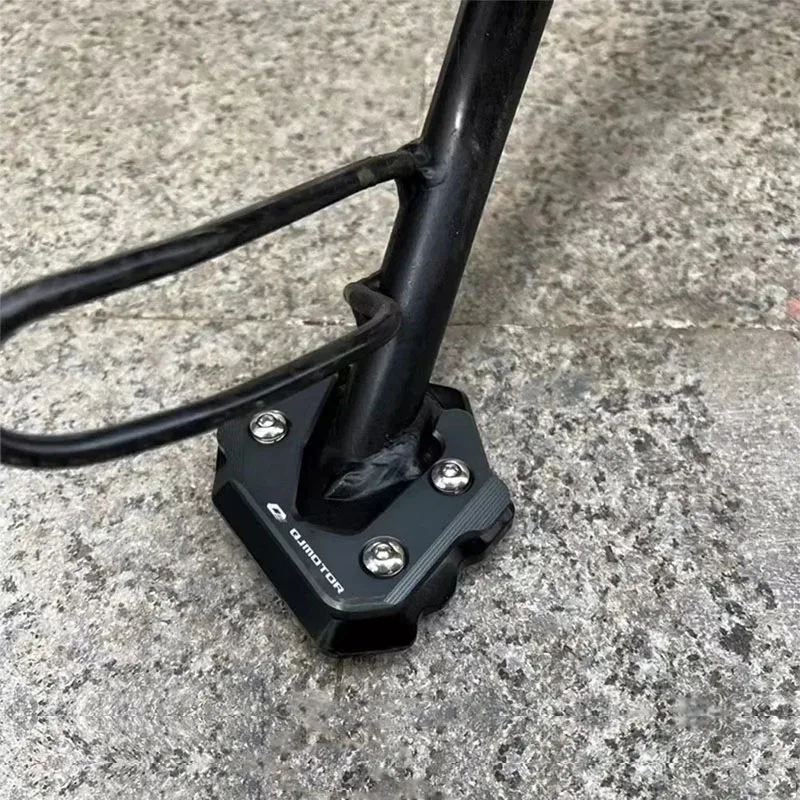 New Fit QJMOTO QJ SRT800 Bracket Support Plate Foot Side Bracket Extension Pad For QJMOTO QJ SRT8050 SRT800X 800SRT SRT 800X 800