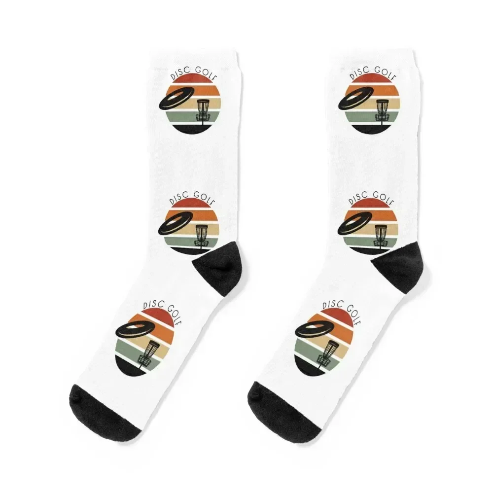 

Retro disc golf Socks christmas gifts warm winter with print Socks Men's Women's