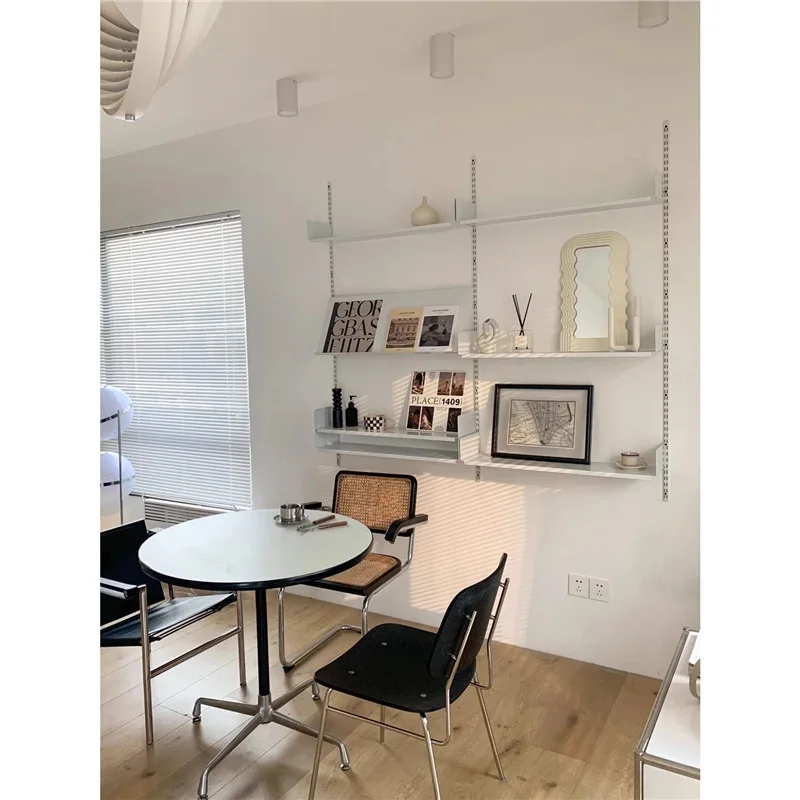 Track Bookshelf Shelf Simple Ins Wind Wall System Combination Wall Baffle Display Storage Rack