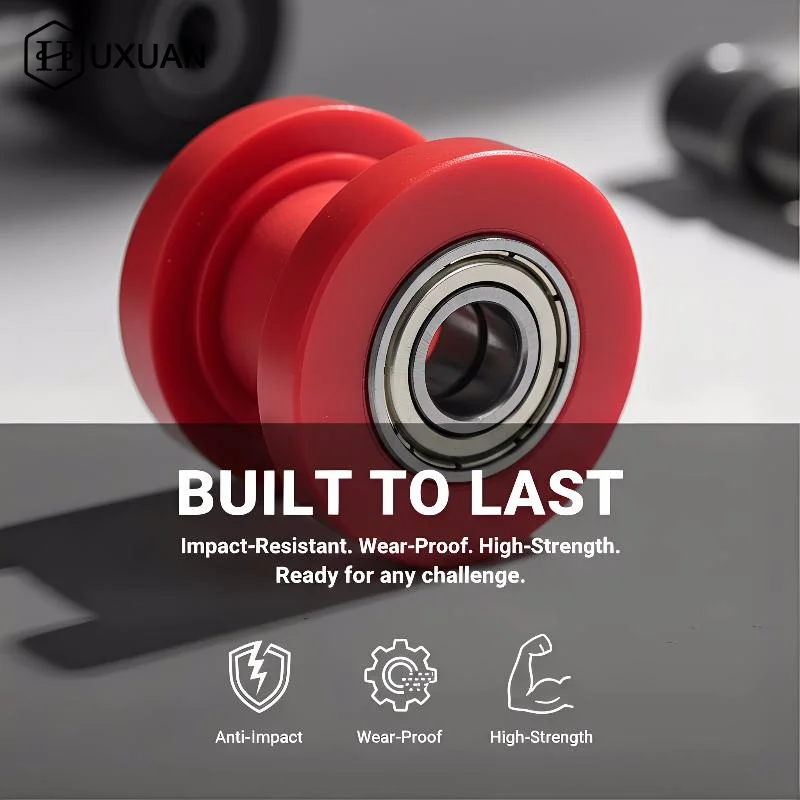 2Pcs Motorcycle Chain Tensioner Wheel Guide Drive Roller Pulley 8mm 10mm For ATV Dirt Pit Bike Mini Moto Accessories