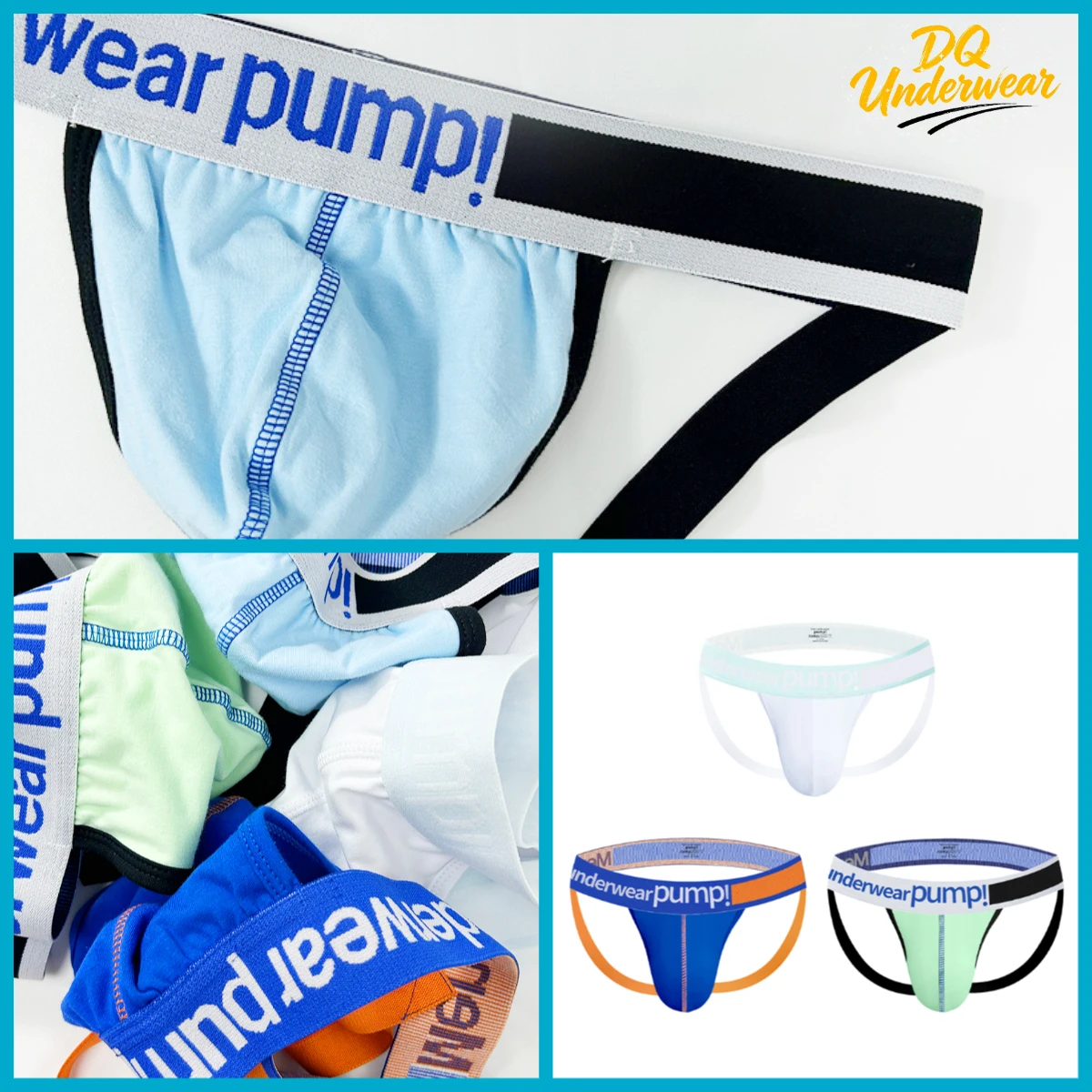 Jockstrap Athletic - 1 Stück Sport-Jockstrap Unterwäsche mit Pump-Buchstaben-Design,