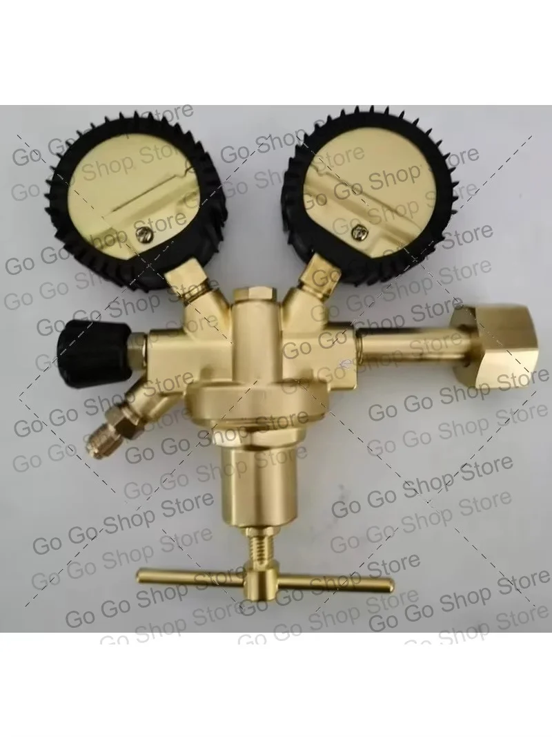 High Pressure Nitrogen Regulator 70Bar Outlet Pressure for Air Conditioner Refrigerant European Style Gas Pressure Reducer
