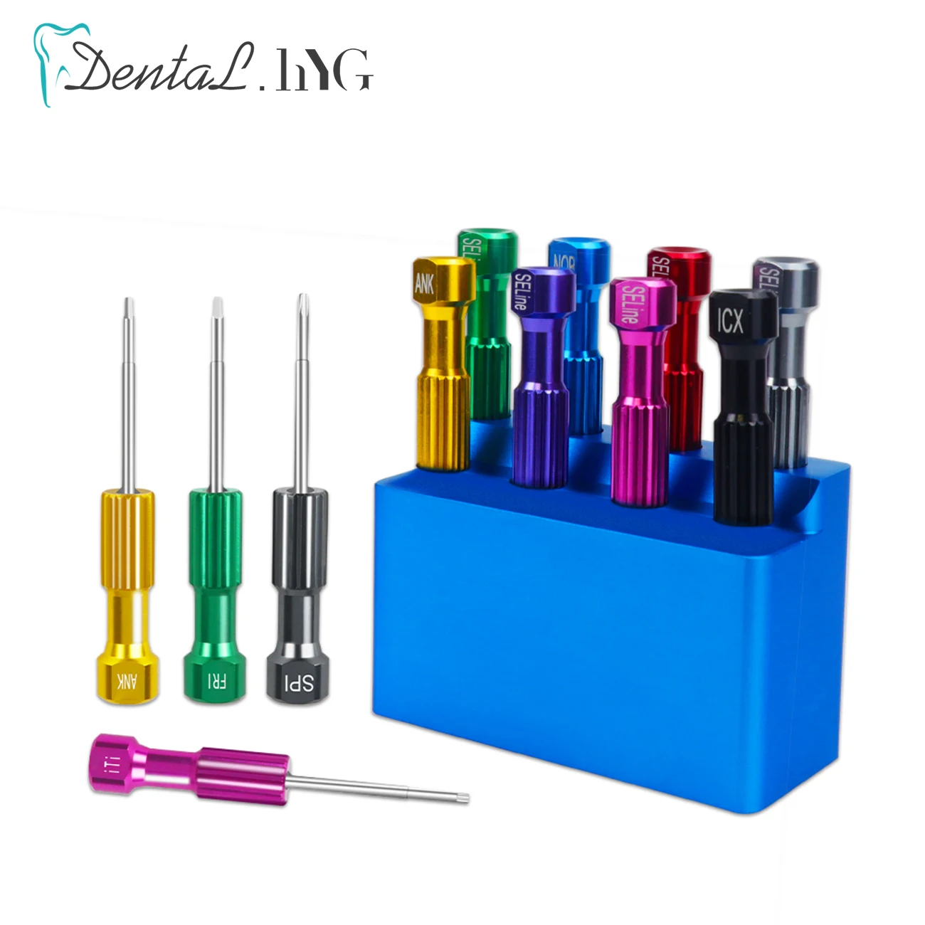 Stainless Steel Implant Screwdrivers Dental Planting Screw Driver Tools Micro Abutment Holder Stand Dentistry Equipment