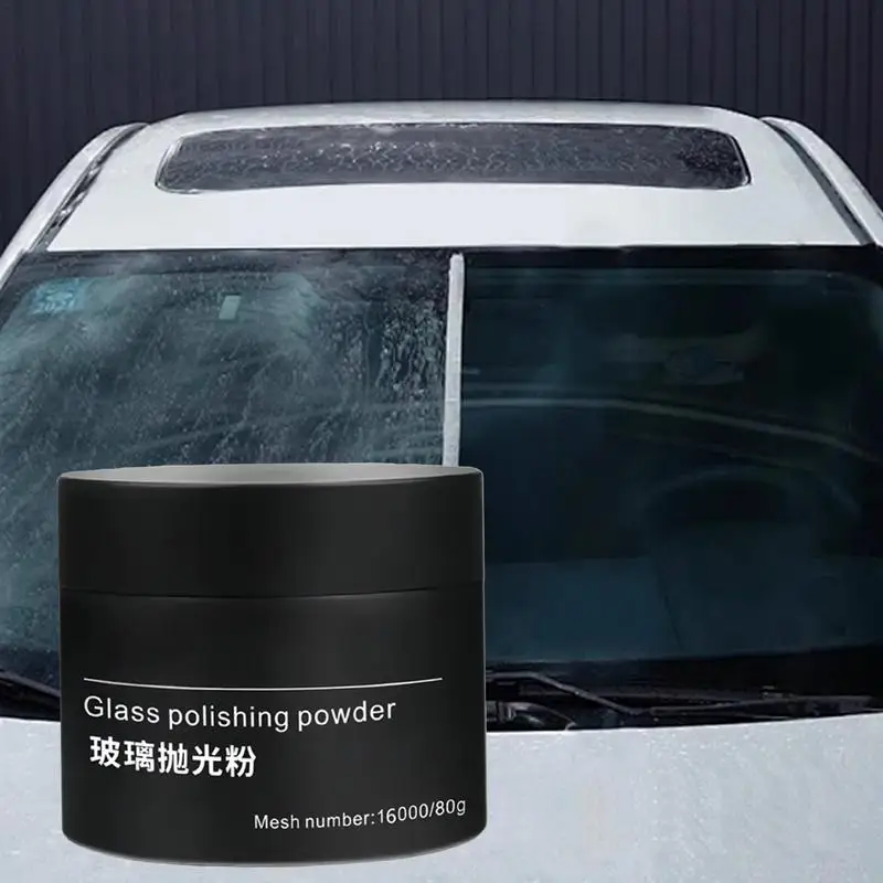 Car Glass Polishing Powder Auto Glass Polishing Cleaning Powder Safe And Gentle Vehicle Cleaning Tool For Removing Oil Film