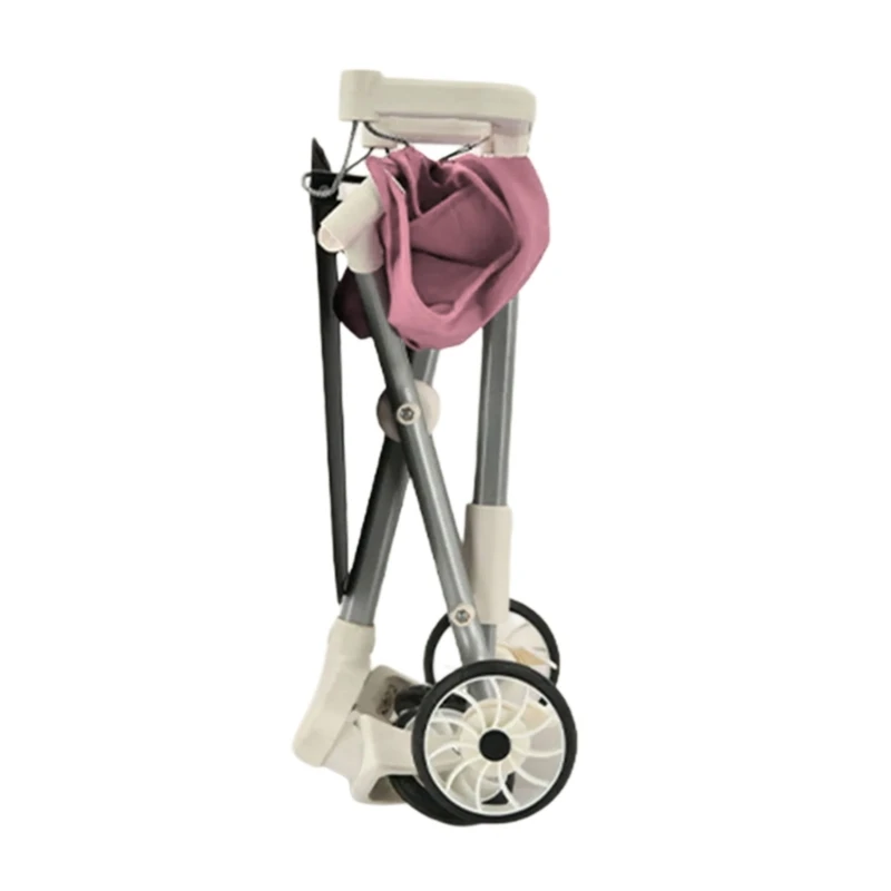 Portable Baby Pram Cart with Easy Hand Folding Safe Ride Rotation Drop shipping