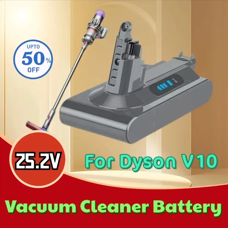 

25.2V 4.8-28.0Ah for Dyson V10 DC58 DC31 Vacuum Cleaner Rechargeable Battery