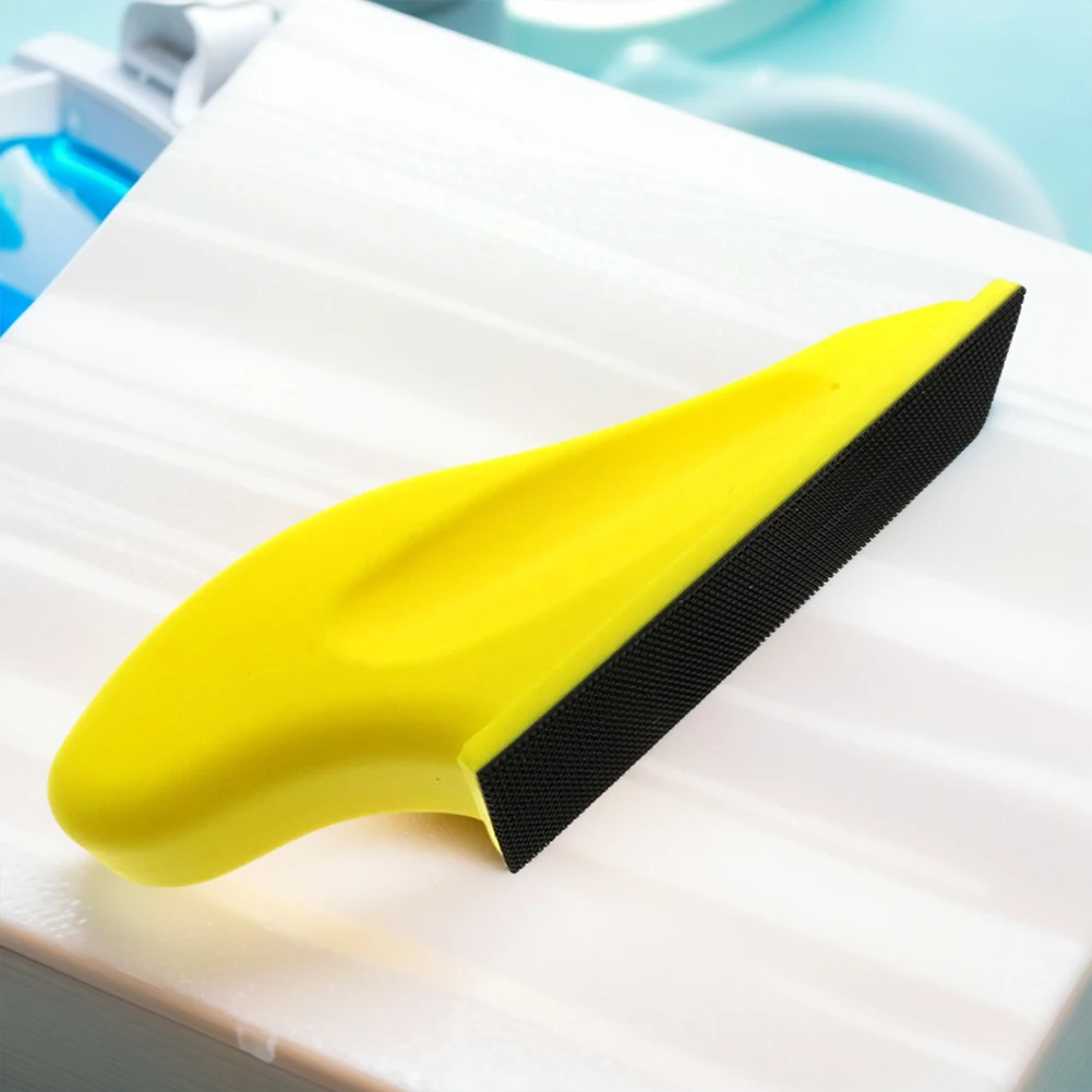 Hand Sanding Block Pad Mini Sander Wet Dry Sanding Strip Detail Tool Grinding Sponge Abrasive Tool for DIY Crafts Wood Finishing