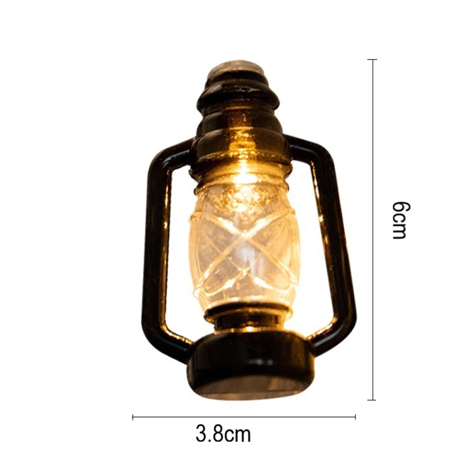 Led Retro Barn Lantern String 1.5m 4m 6m Battery Operated Garland Outdoor Garden Decorations Camping Light Christmas Ornaments