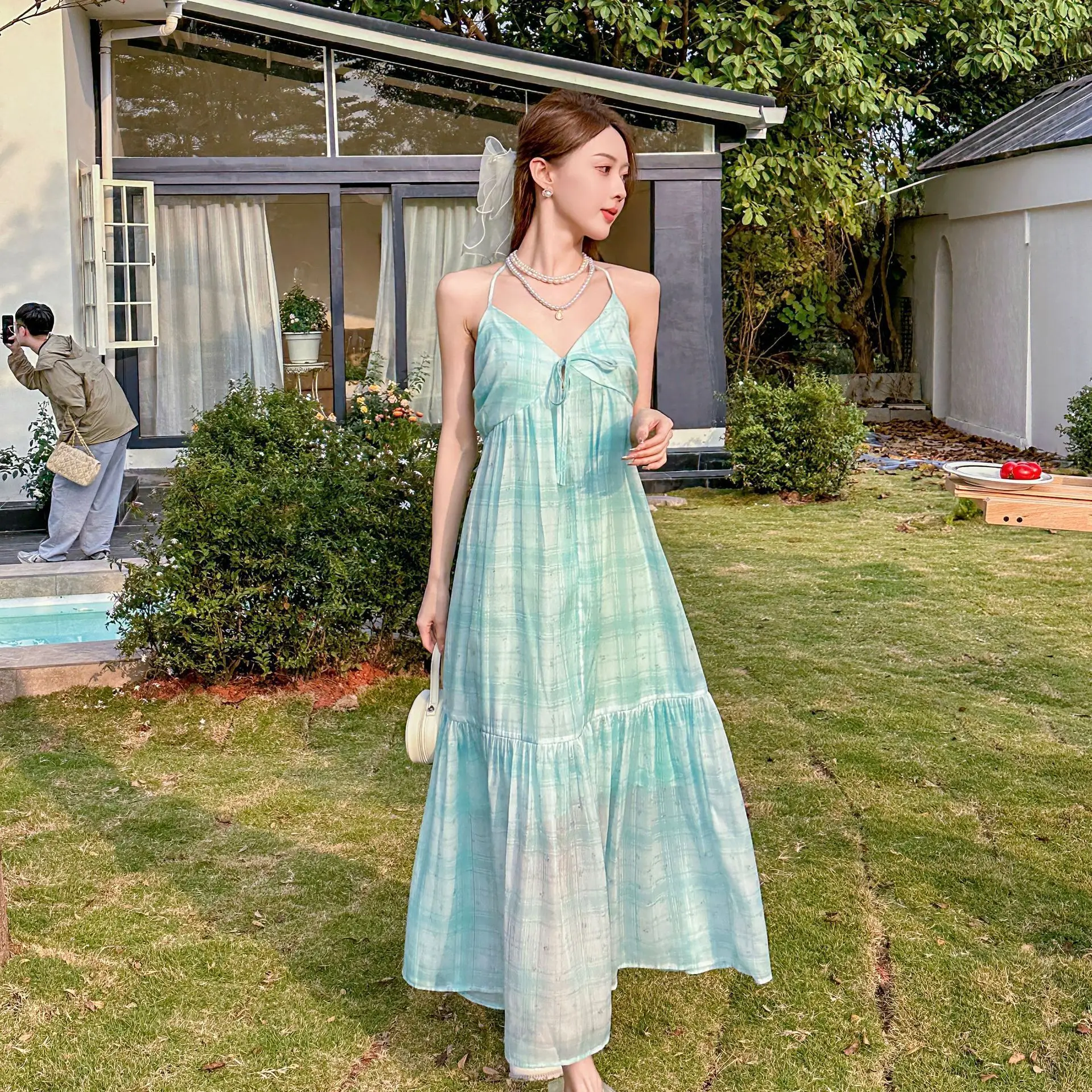 Sukienki Bez Rękawów Damskie Quinceanera Czarne Zimowe Dzianiny Golf Szydełkowe Włóczka Wyszczuplające Podszewkowe Bezszwowe Linia H Miejskie Dojazdy Do Pracy Pikantne