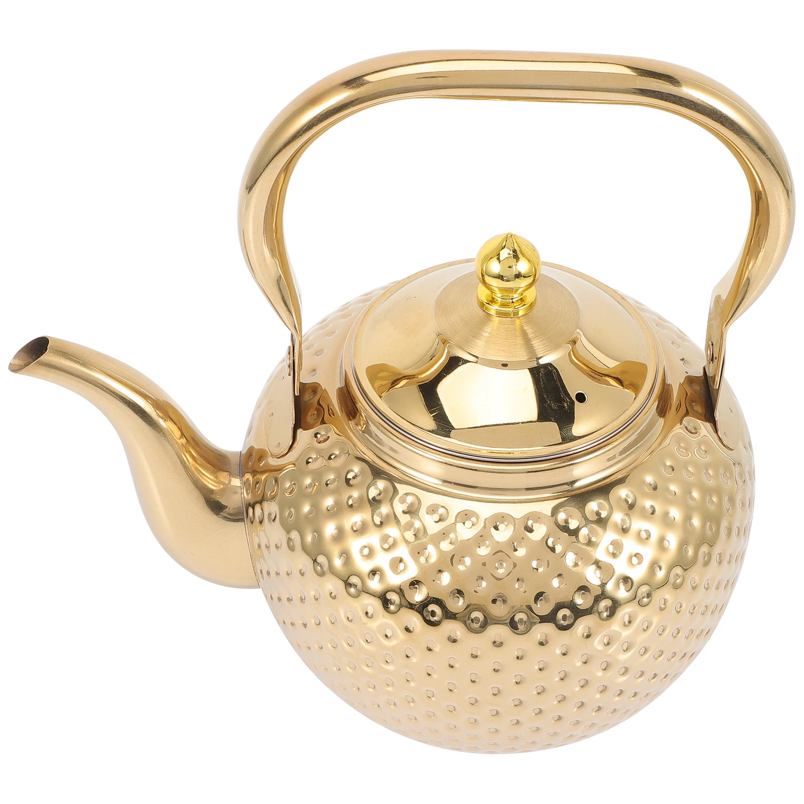 

Stainless Steel Kettle Tea Pot Portable Water Kitchen Teapot Anti Scald H Easy Clean Long Term Use