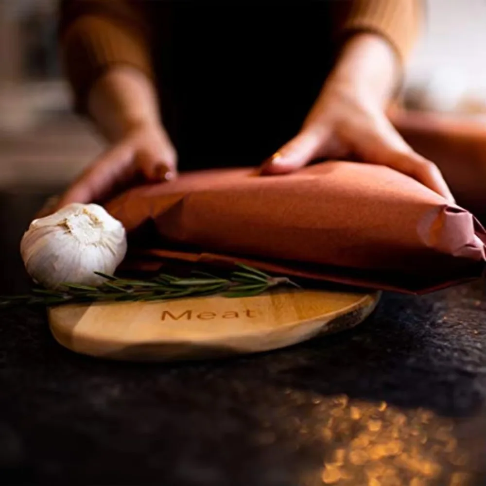 Thickened Butcher Paper Roll Heat-resistant Break-resistant Barbecue Oil-Absorbing Paper Biodegradable Wood Pulp