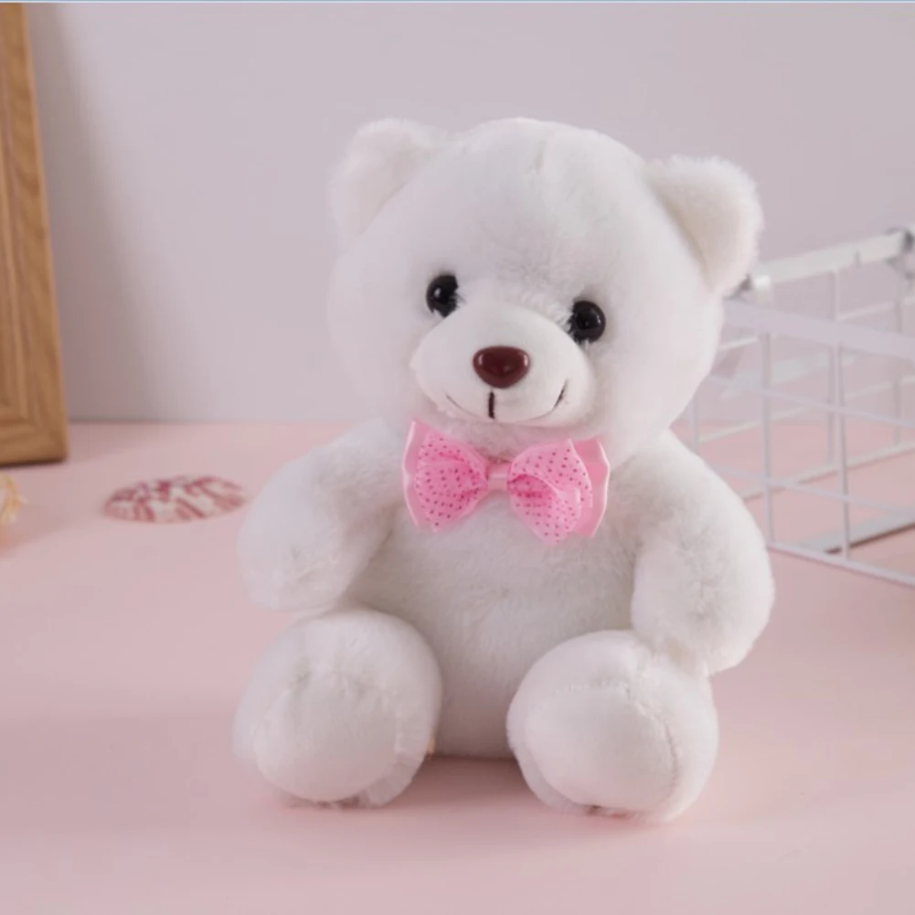 Giocattolo di orso illuminato a LED Orso di peluche creativo a forma di orso di peluche Orso di peluche morbido a batteria per il compleanno della festa della mamma
