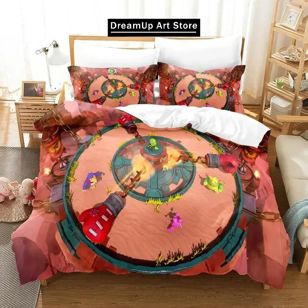 Anime Game My Singing Monsters Bedding Set Single Twin Full Queen King Size Bed Set Adult Kid Bedroom Duvetcover Sets