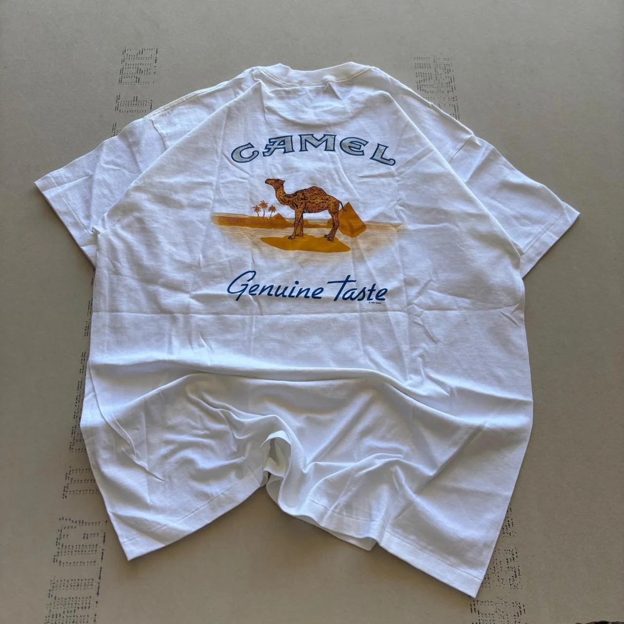 Vintage Camel Graphic T-Shirt Camel Cigarettes Men Women 90s Cotton T-shirt Aesthetic Streetwear Harajuku Y2K Casual Loose Tops