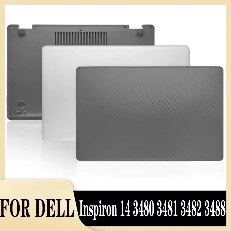 

For Inspiron 14 3480 3481 3482 3493 LCD Rear Lid Back Top Cover Palmrest Upper Bottom Base Case Housing Hinges Black Silver