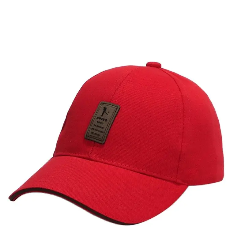 Vintage Style Men Sandwich Bill Golf Baseball Caps Twill Dad Hats Brown Black Gray Red Army Green White Head 56-60cm