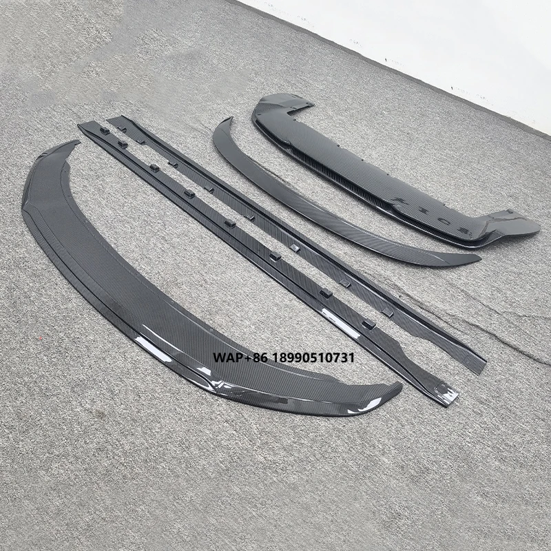 

Kit Carbon Fiber Material Front Lip Rear Diffuser Side Skirt Spoiler for Zeekr 007