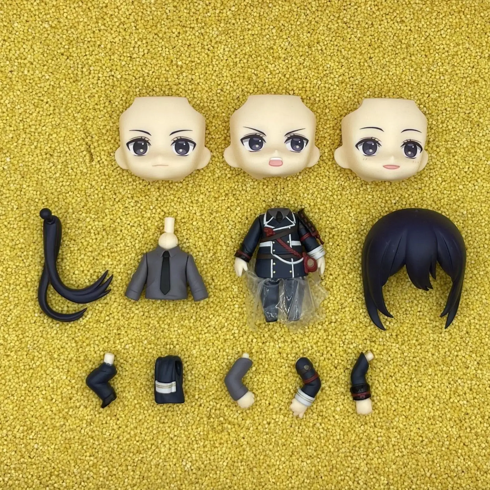 Xingjiehuijie GSC Clay Man Face lalka twarz włosy akcesoria dla lalek