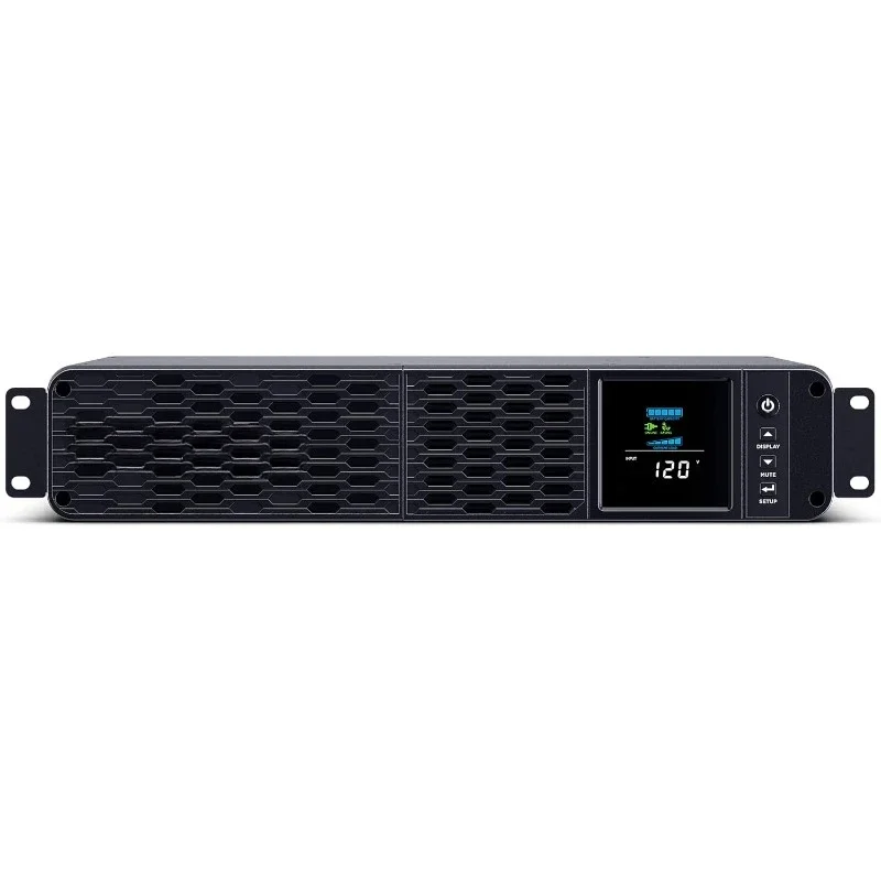 tool.home.CP1500PFCRM2U PFC Sinewave UPS System, 1500VA/1000W, 8 Outlets, AVR, Short Depth 2U Rackmount