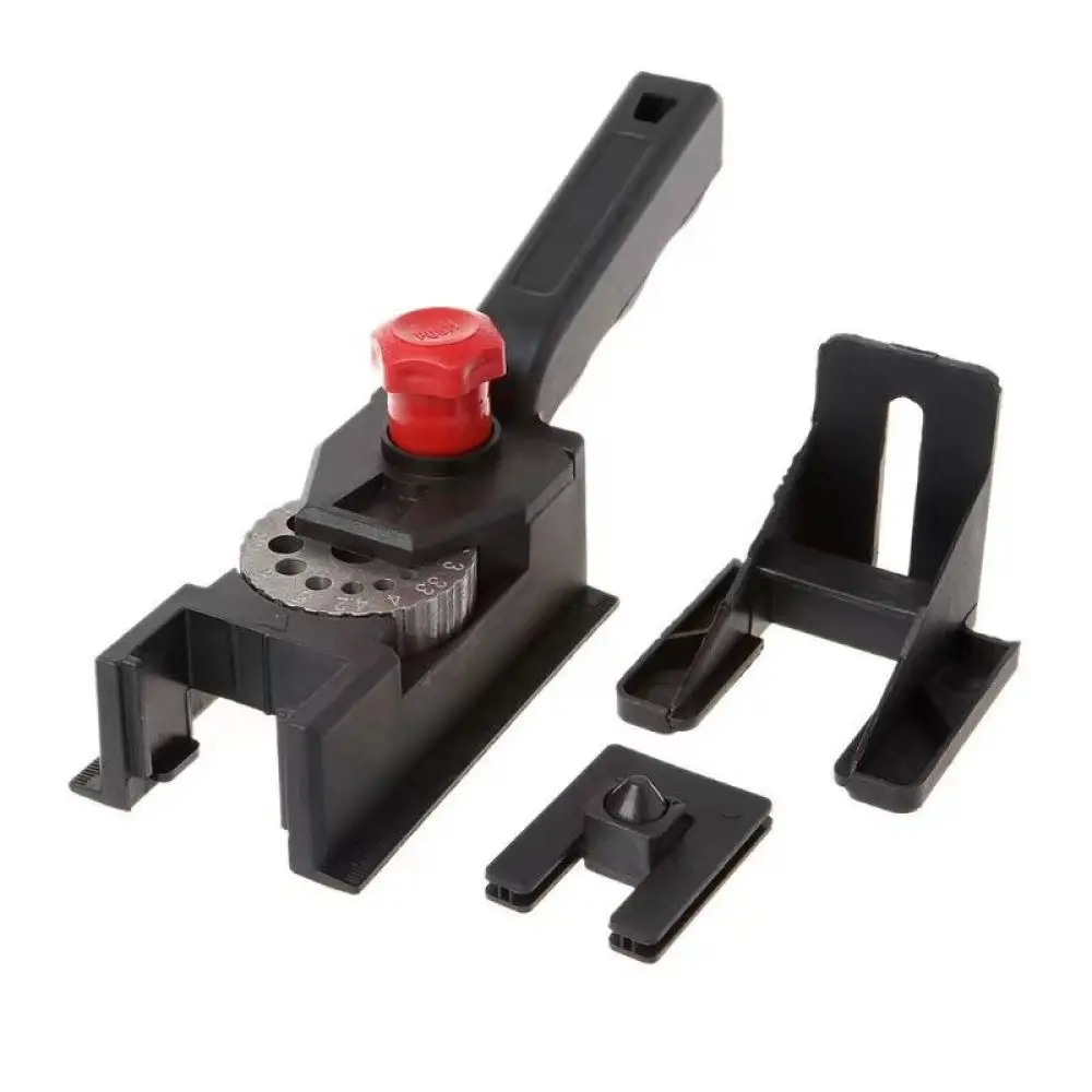 Woodworking 10 Hole Drill Guide Locator Precision Jig For 3mm To 12mm Bits Carpentry Hardware Punching Alignment Tool