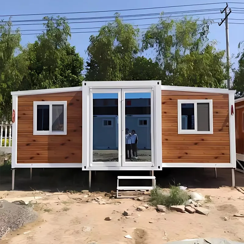 Customized Modern Folding Modular House Stylish Tiny Home With Large Window For Boutique Hotel Villa Resort Project