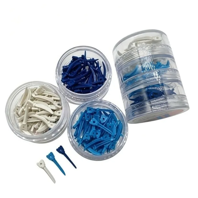 40/120pcs Lab with Perforated Tooth Gap, Tooth Wedge Gap, Wedge Disposable, Three Sizes  Plastic Tooth Gaps