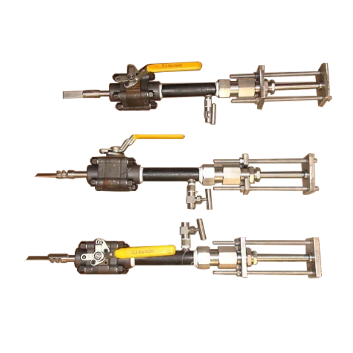 تخصيص قطاع ثقب متعدد عينة معدنية قسيمة التآكل تركيب الوصول لاختبار خط أنابيب الضغط العالي